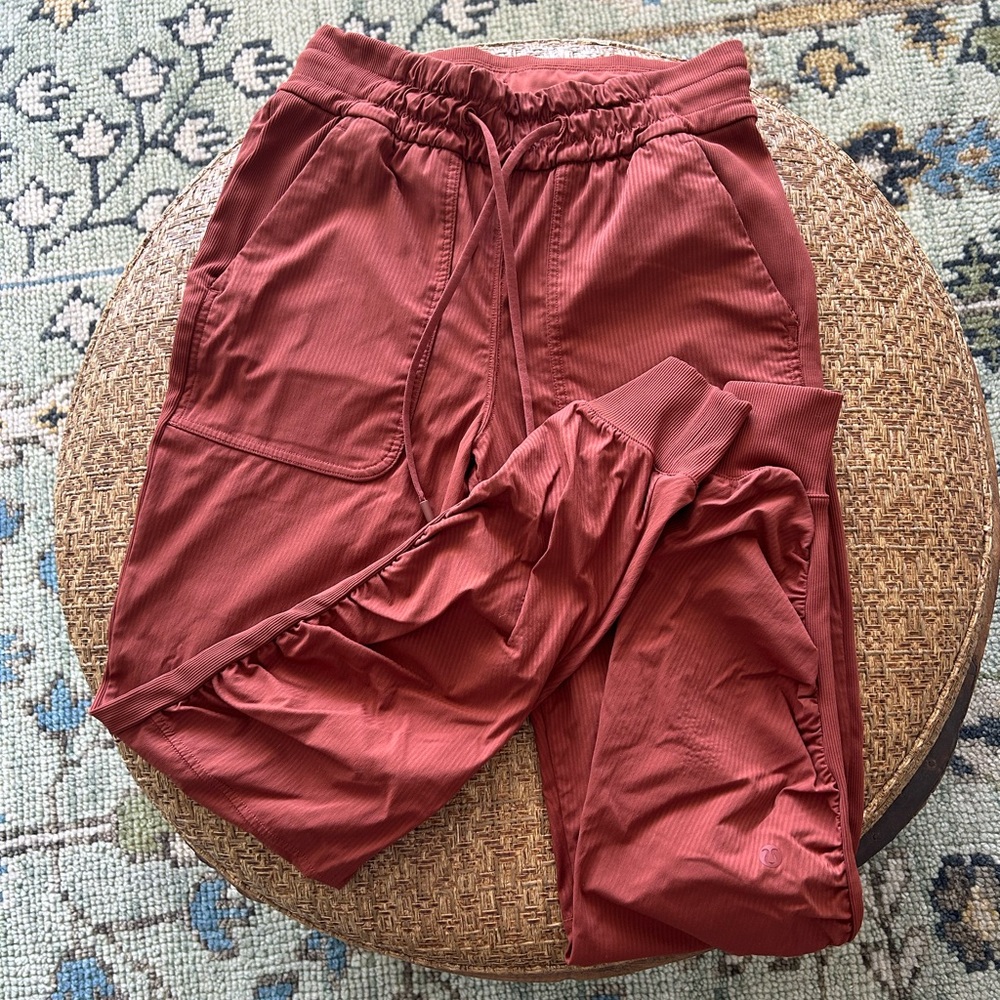 Lululemon Athletica Brick Red Joggers